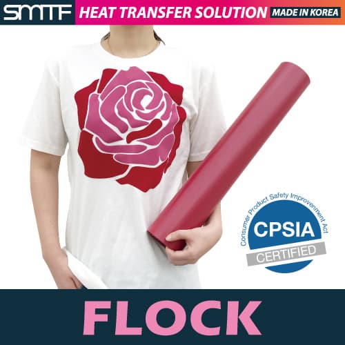 Heat Transfer Vinyl Flock HTV for Textile
